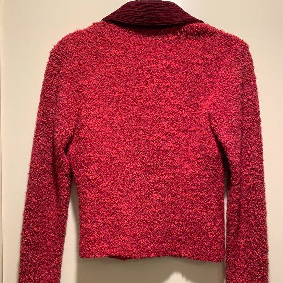 Vintage Red Knit Top and Skirt Set - Picture 3 of 11